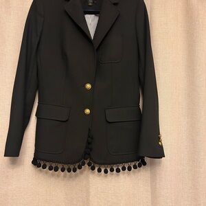 J Crew Pom Pom Blazer
